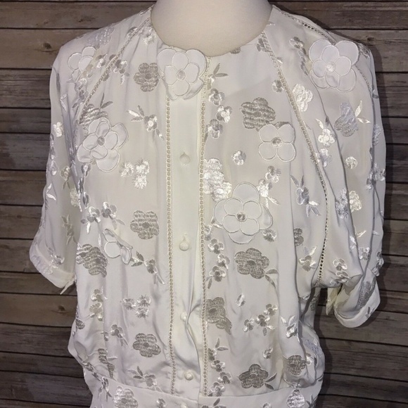 Ester Ken Made in Paris women's Tops 3D Flowers - Picture 1 of 6